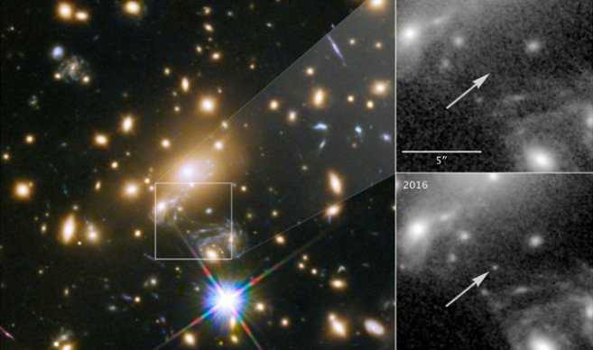 Descubren la estrella más lejana, a 9.000 millones de años luz
