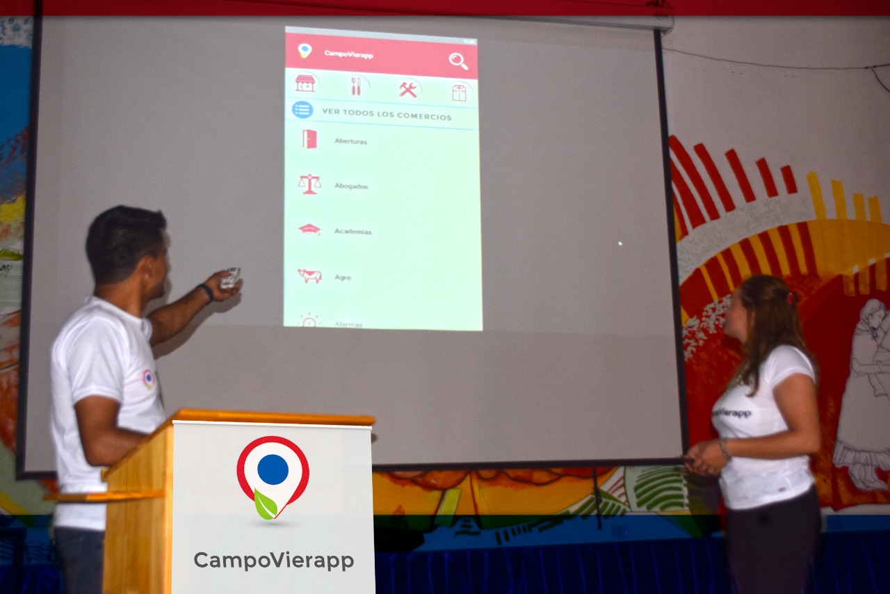Lanzan Campovierapp, la primer guía digital comercial y de servicios de la localidad