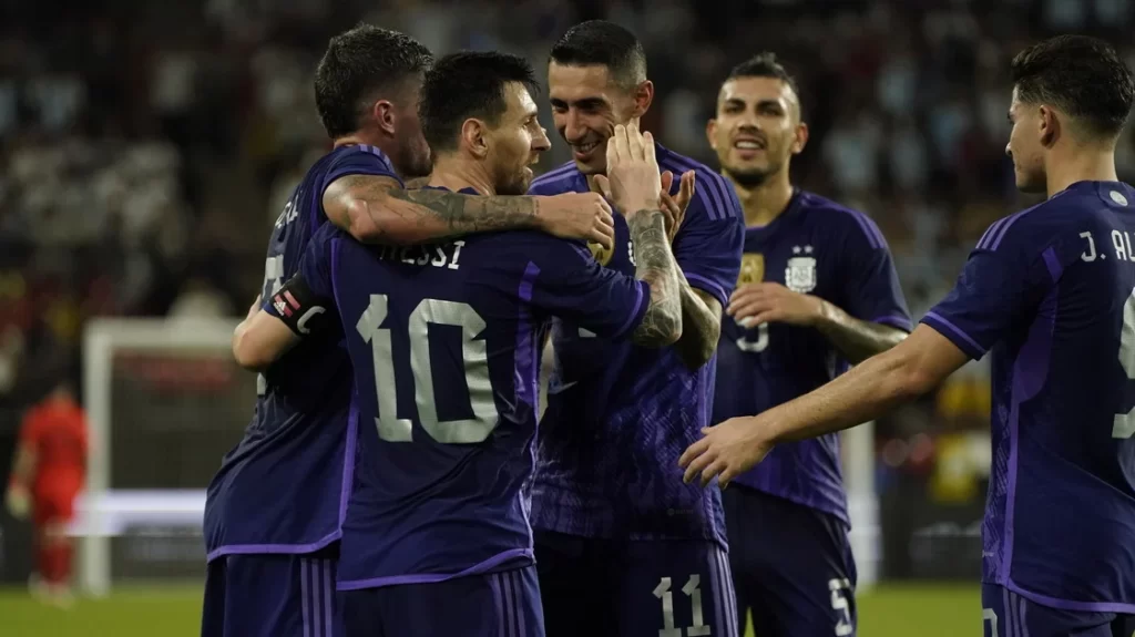 Mundial 2022: Argentina goleó a Emiratos Árabes en el último amistoso antes de Qatar